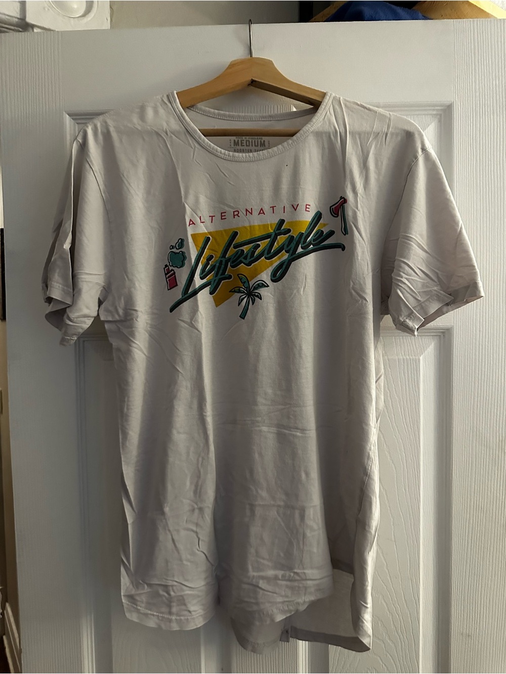 Vintage Rooster Teeth Sugar Pine Seven:Alternative Lifestyle Graphic Tee - White